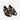 MOCASSINO ENEA MUCCA BLACK WHITE BROWN