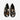 MOCASSINO ENEA MUCCA BLACK WHITE BROWN