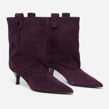 STIVALETTO SALLY CAMOSCIO PRUGNA
