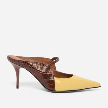MULES AMELIE PISTACCHIO E CIOCCOLATO