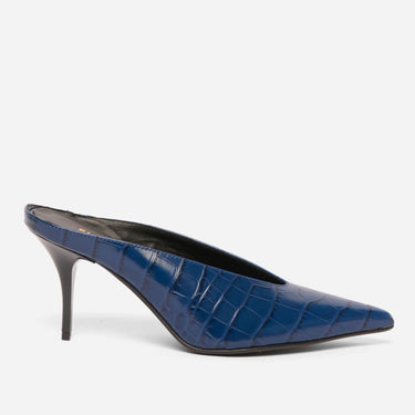 MULES LILITH COCCO ZAFFIRO