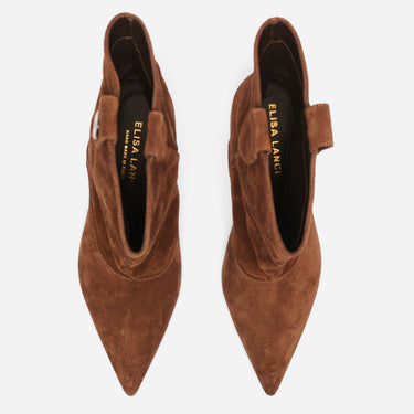 STIVALETTO SALLY CAMOSCIO TABACCO
