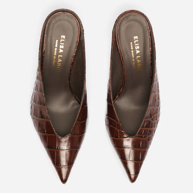 MULES LILITH COCCO TOBACCO