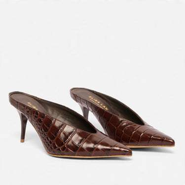 MULES LILITH COCCO TOBACCO